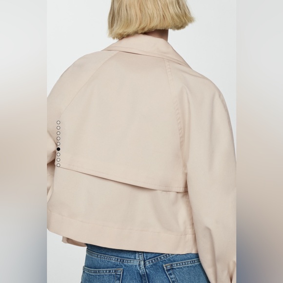 MANGO cropped trench coat - Picture 7 of 13